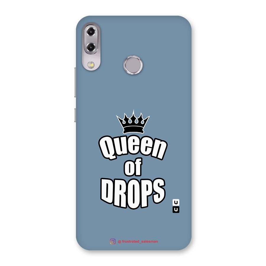 Queen of Drops SteelBlue Back Case for Zenfone 5Z