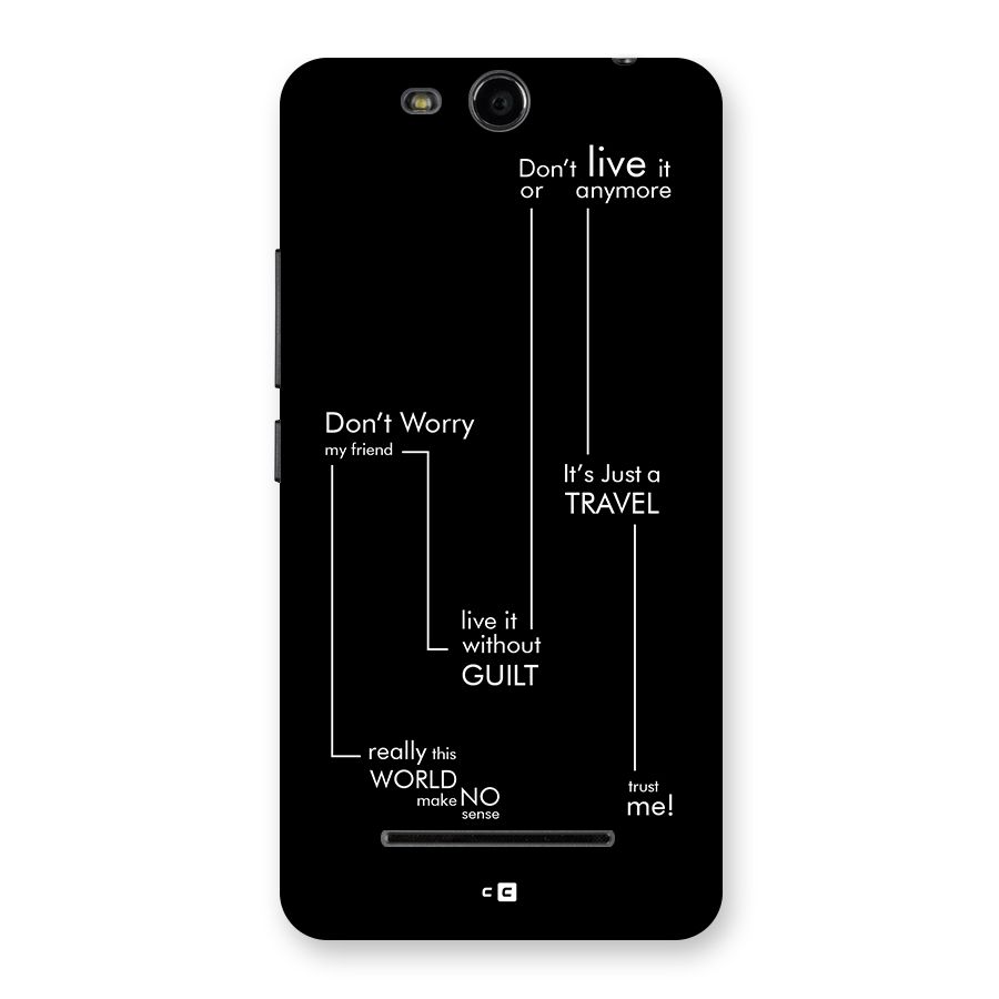 Quotes Of Life Back Case for Canvas Juice 3 Q392