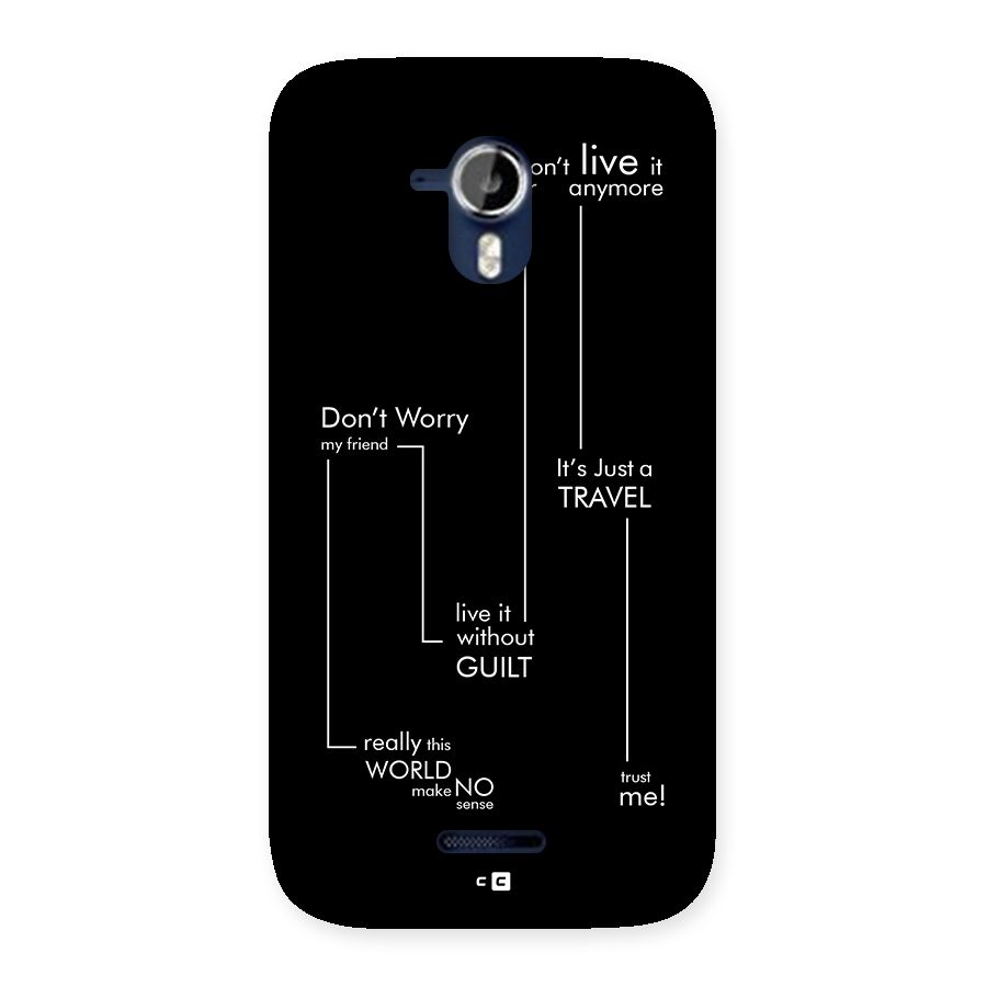 Quotes Of Life Back Case for Canvas Magnus A117