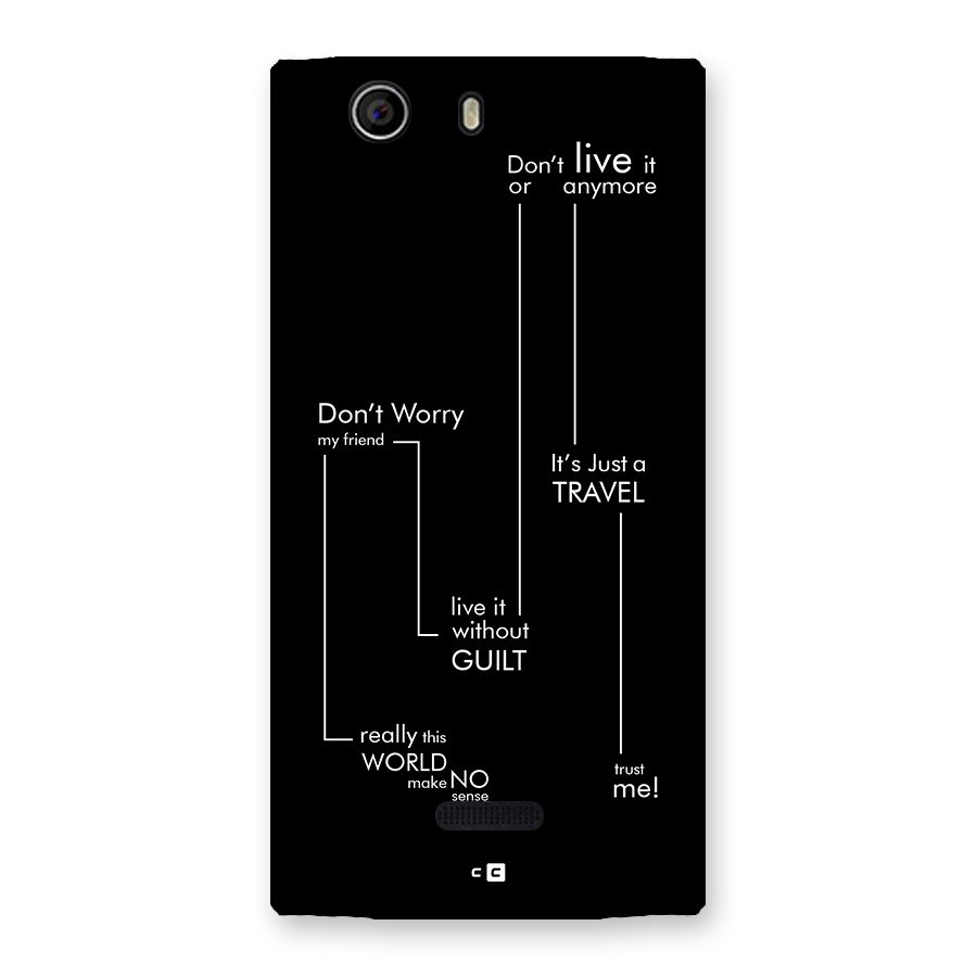 Quotes Of Life Back Case for Canvas Nitro 2 E311