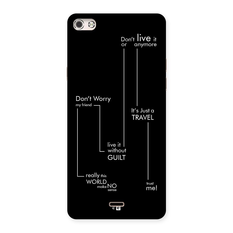 Quotes Of Life Back Case for Canvas Silver 5