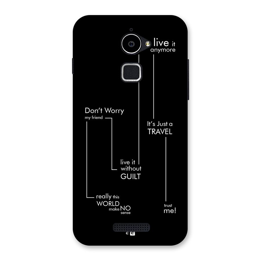 Quotes Of Life Back Case for Coolpad Note 3 Lite