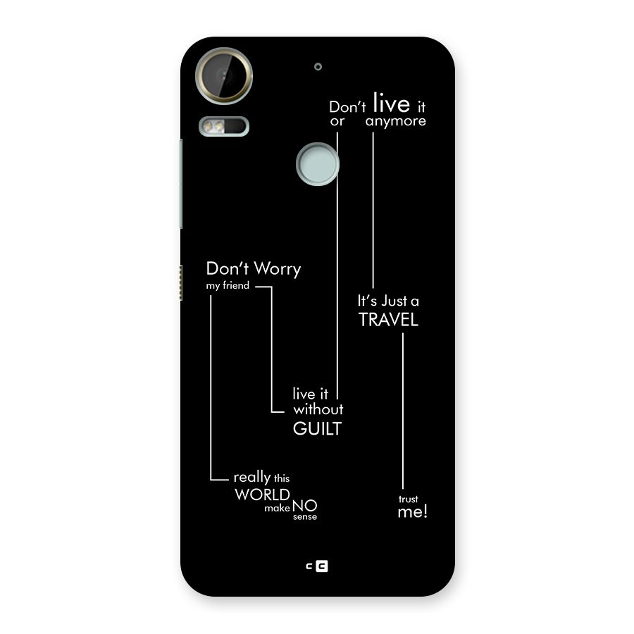 Quotes Of Life Back Case for Desire 10 Pro