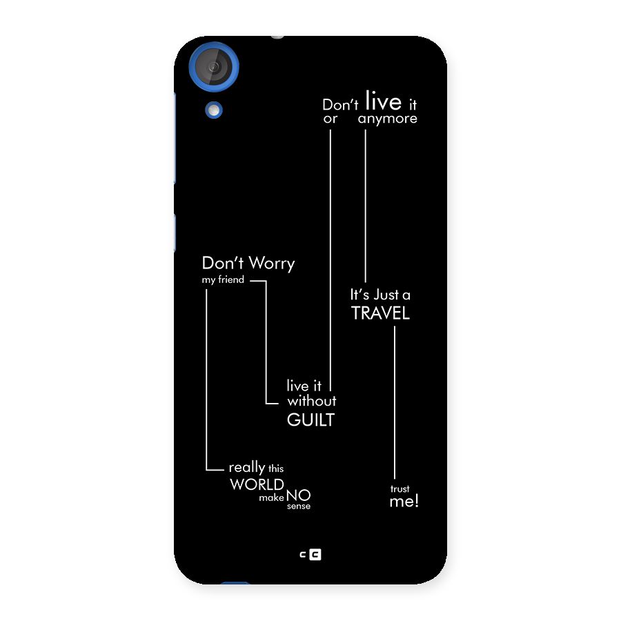 Quotes Of Life Back Case for Desire 820s