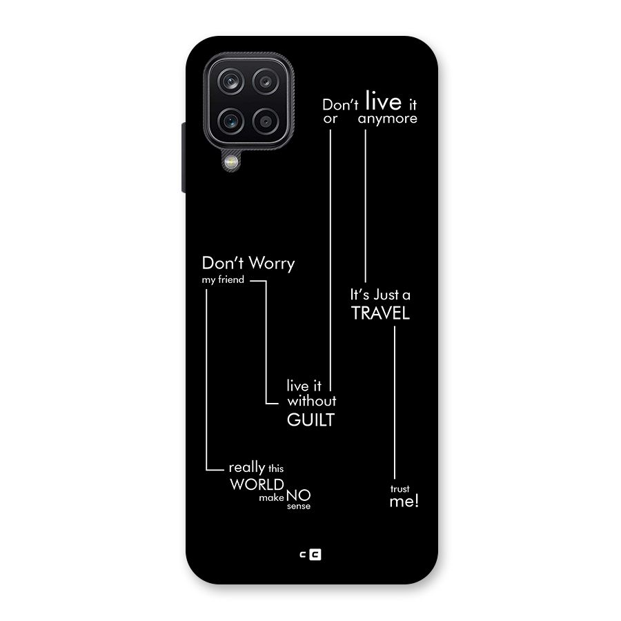 Quotes Of Life Back Case for Galaxy A12