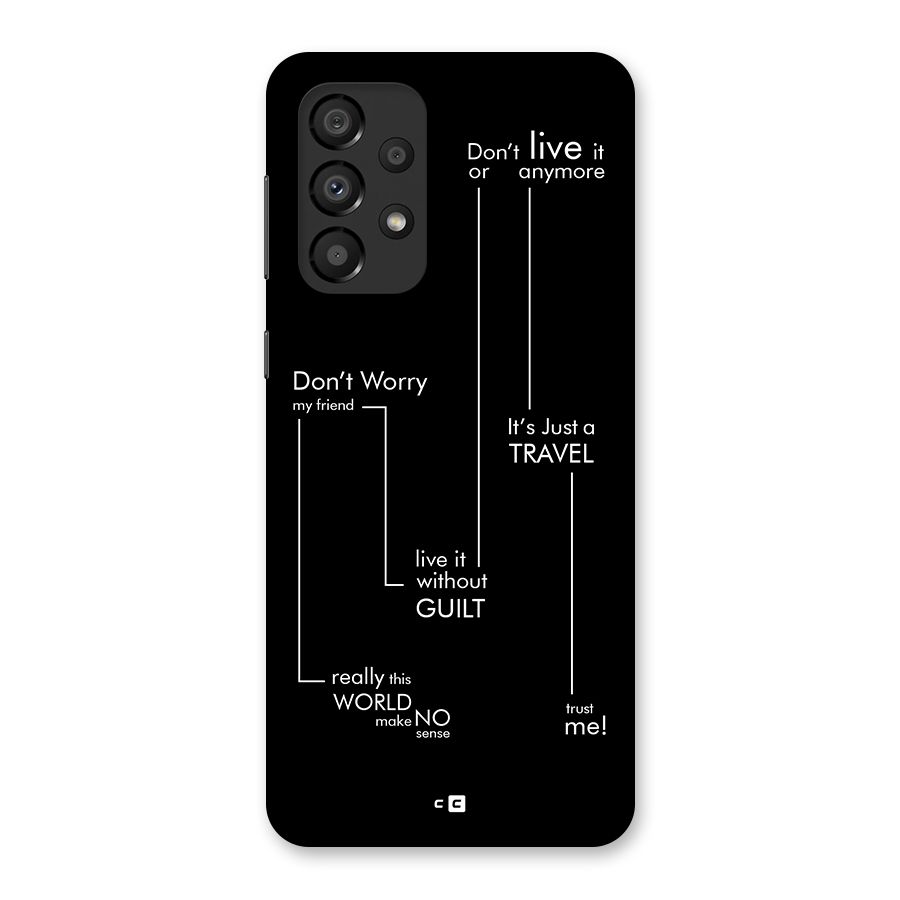 Quotes Of Life Back Case for Galaxy A33 5G