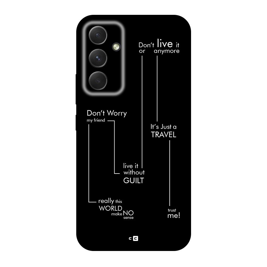 Quotes Of Life Back Case for Galaxy A54