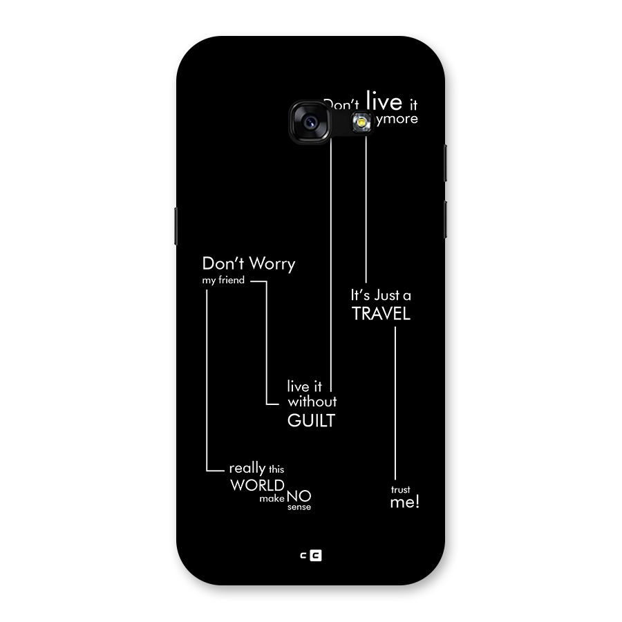 Quotes Of Life Back Case for Galaxy A5 2017