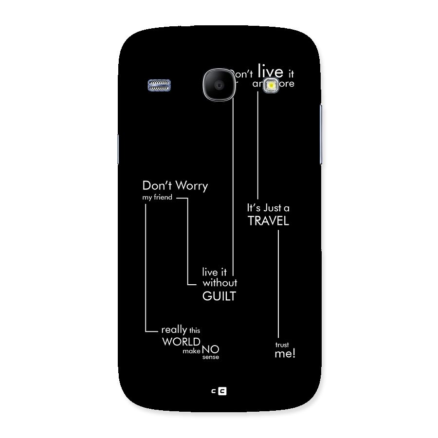 Quotes Of Life Back Case for Galaxy Core