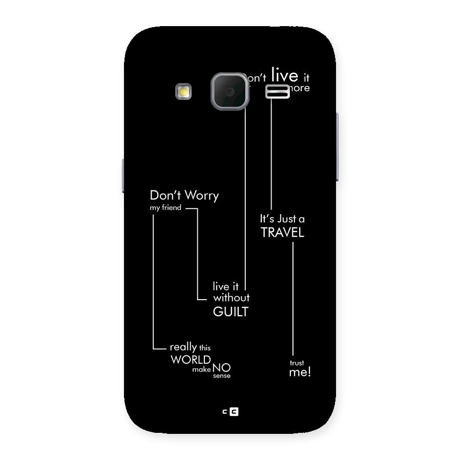 Quotes Of Life Back Case for Galaxy Core Prime