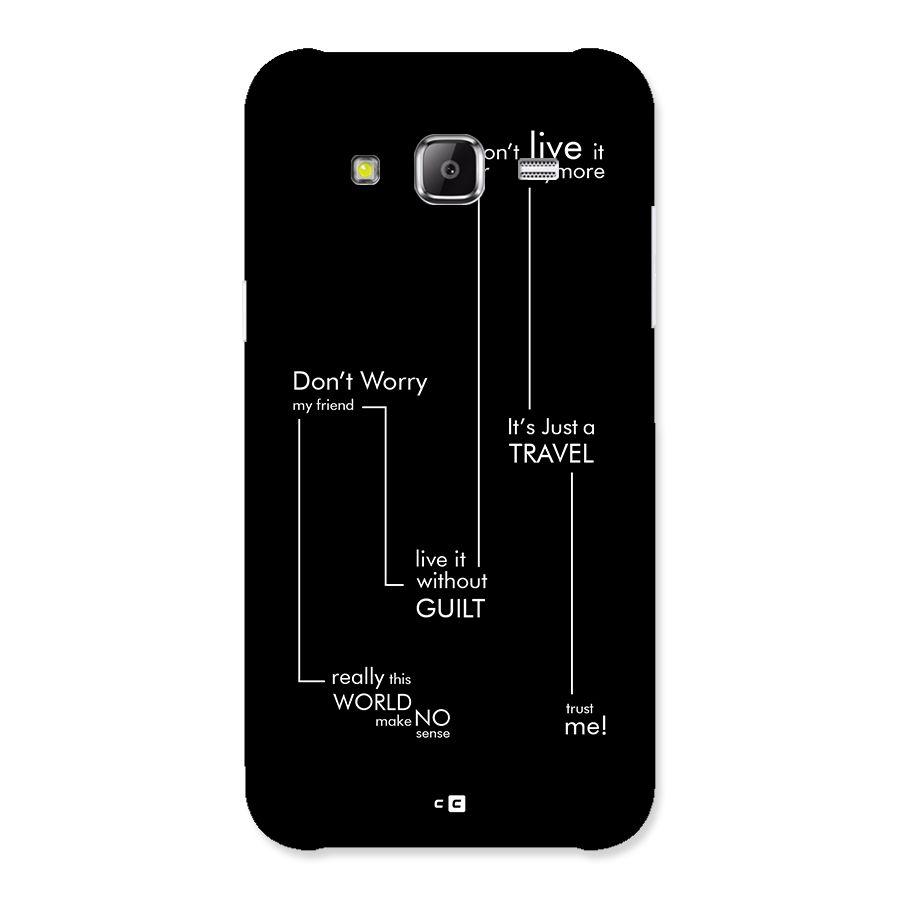 Quotes Of Life Back Case for Galaxy J2 Prime
