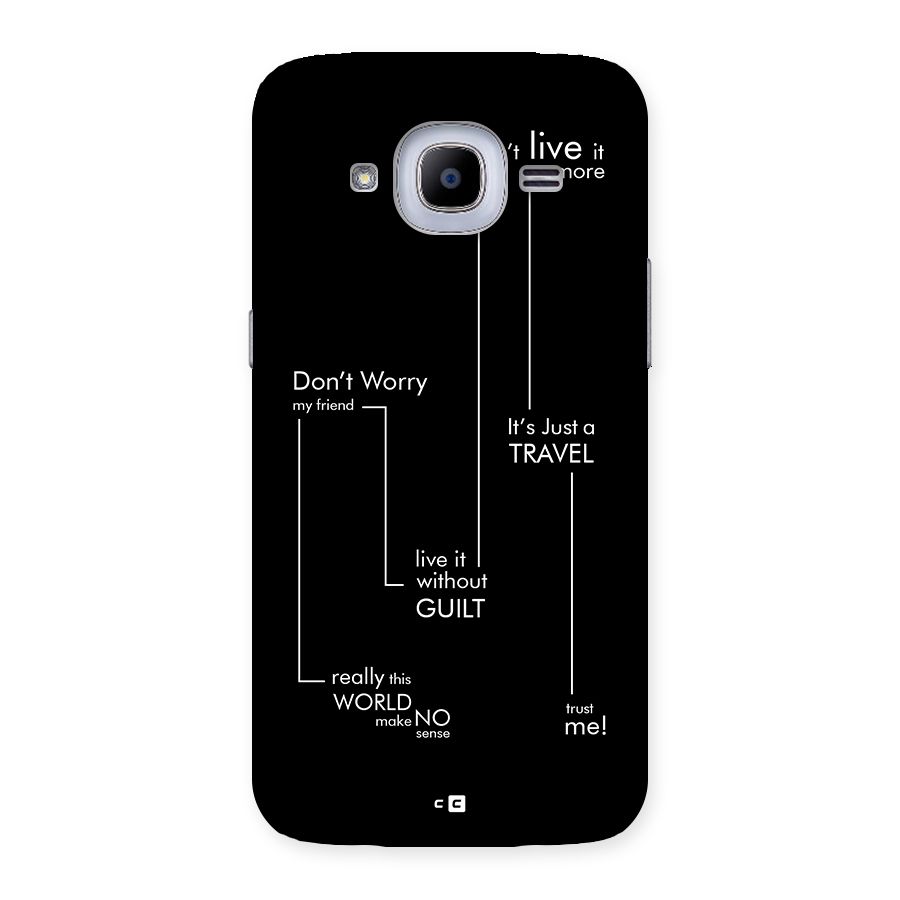 Quotes Of Life Back Case for Galaxy J2 Pro