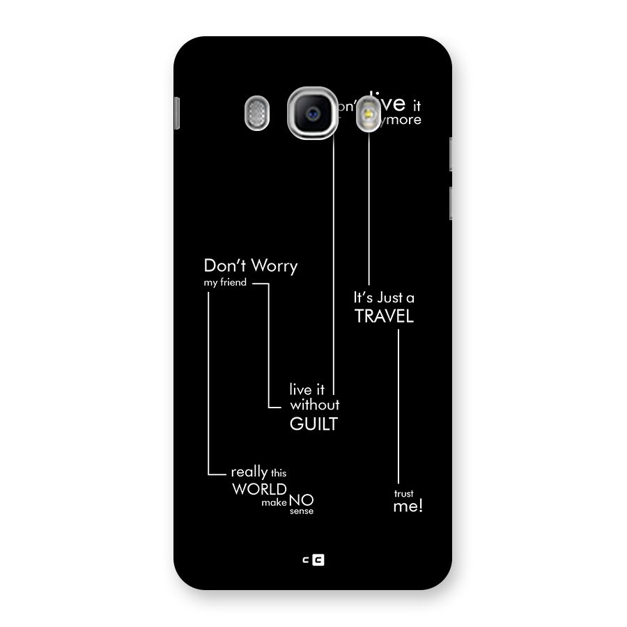 Quotes Of Life Back Case for Galaxy J5 2016