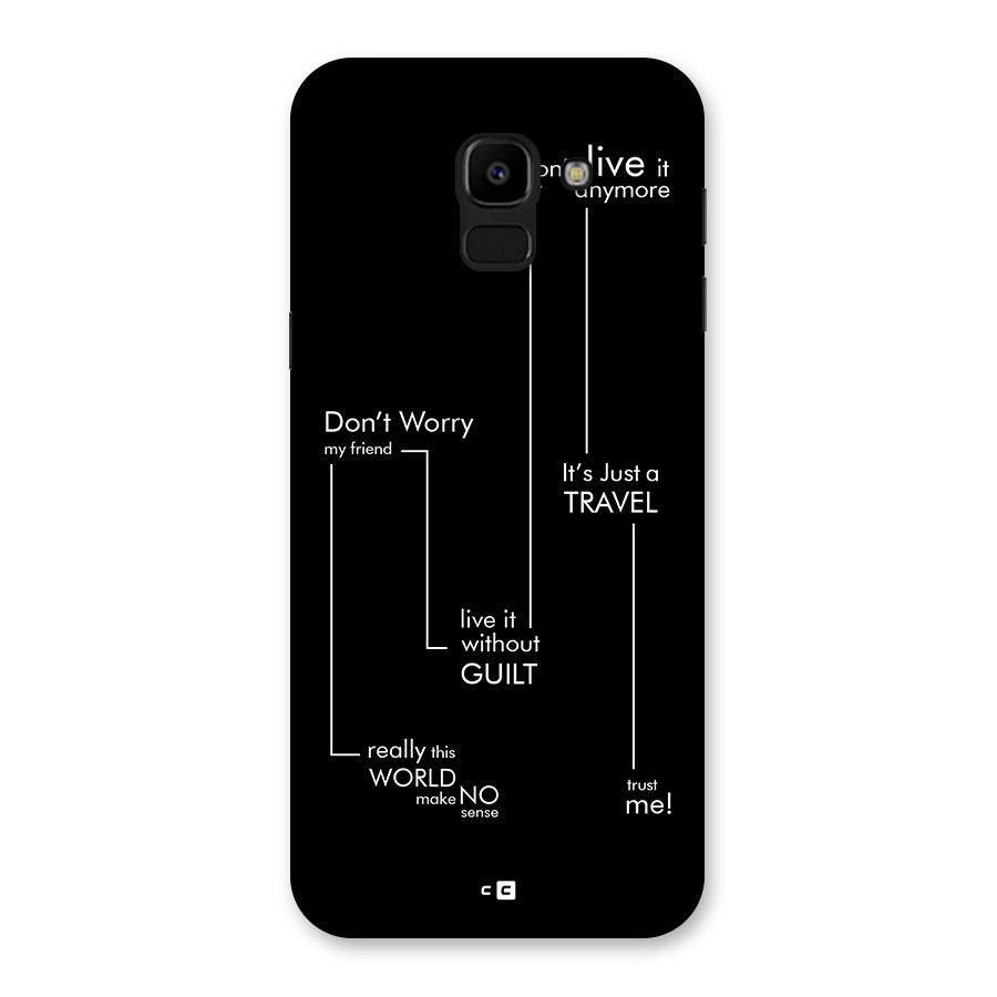 Quotes Of Life Back Case for Galaxy J6