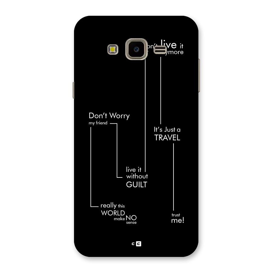 Quotes Of Life Back Case for Galaxy J7 Nxt