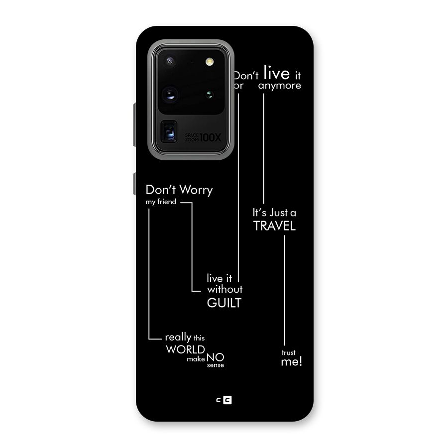Quotes Of Life Back Case for Galaxy S20 Ultra