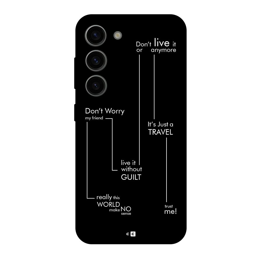 Quotes Of Life Back Case for Galaxy S23