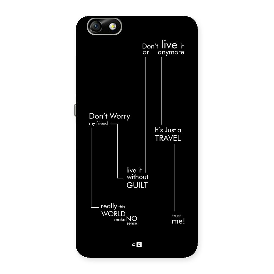 Quotes Of Life Back Case for Honor 4X