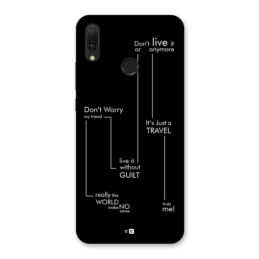 Quotes Of Life Back Case for Huawei Y9 (2019)