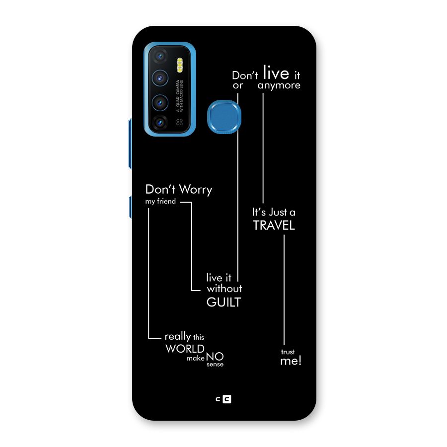 Quotes Of Life Back Case for Infinix Hot 9