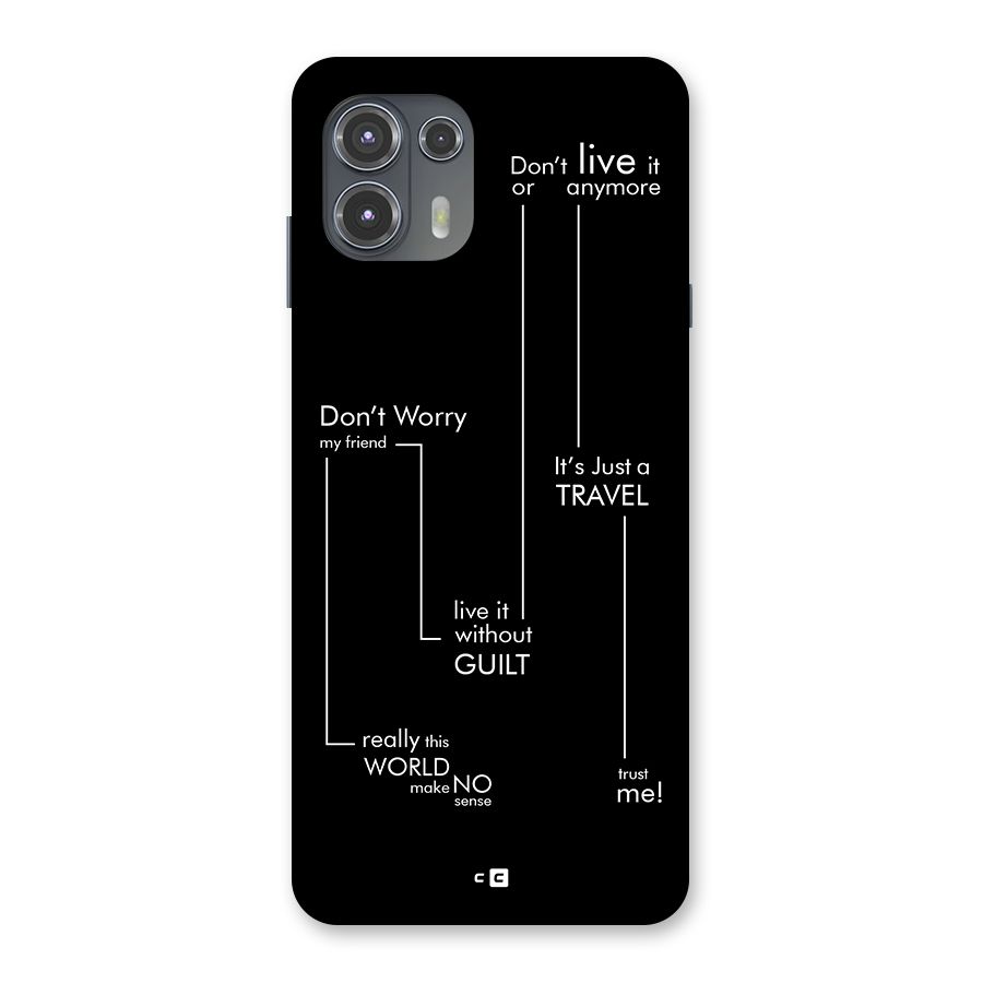 Quotes Of Life Back Case for Motorola Edge 20 Fusion