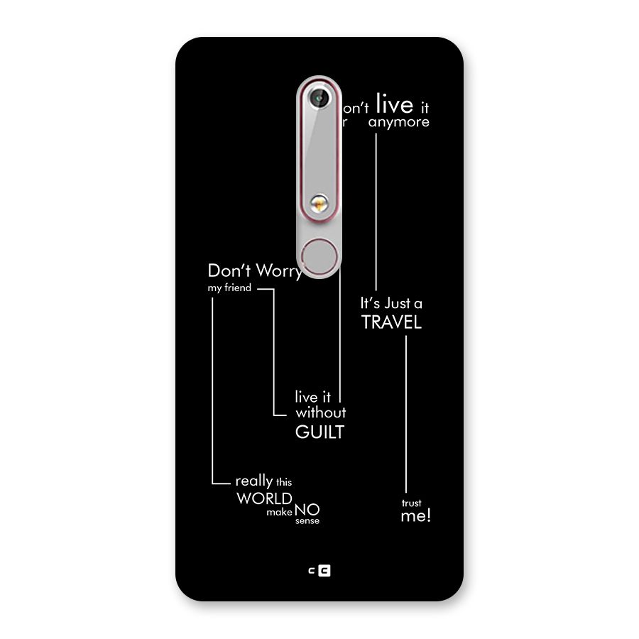 Quotes Of Life Back Case for Nokia 6.1