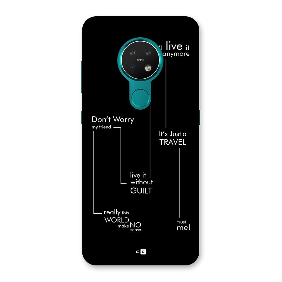 Quotes Of Life Back Case for Nokia 7.2