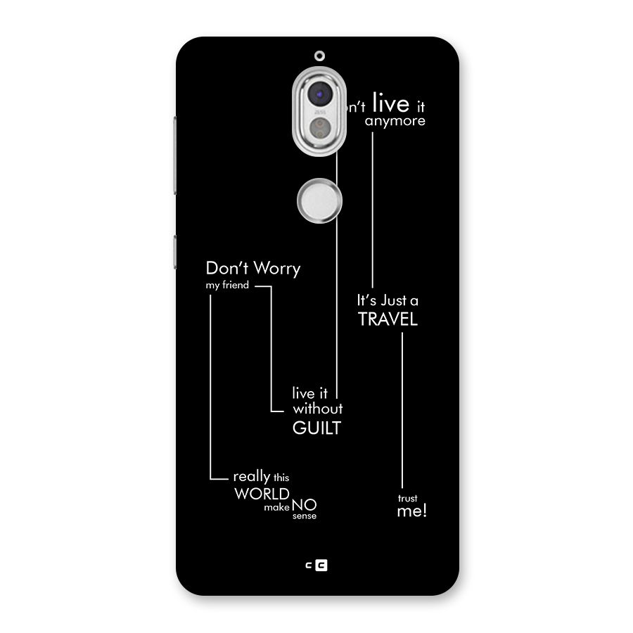 Quotes Of Life Back Case for Nokia 7