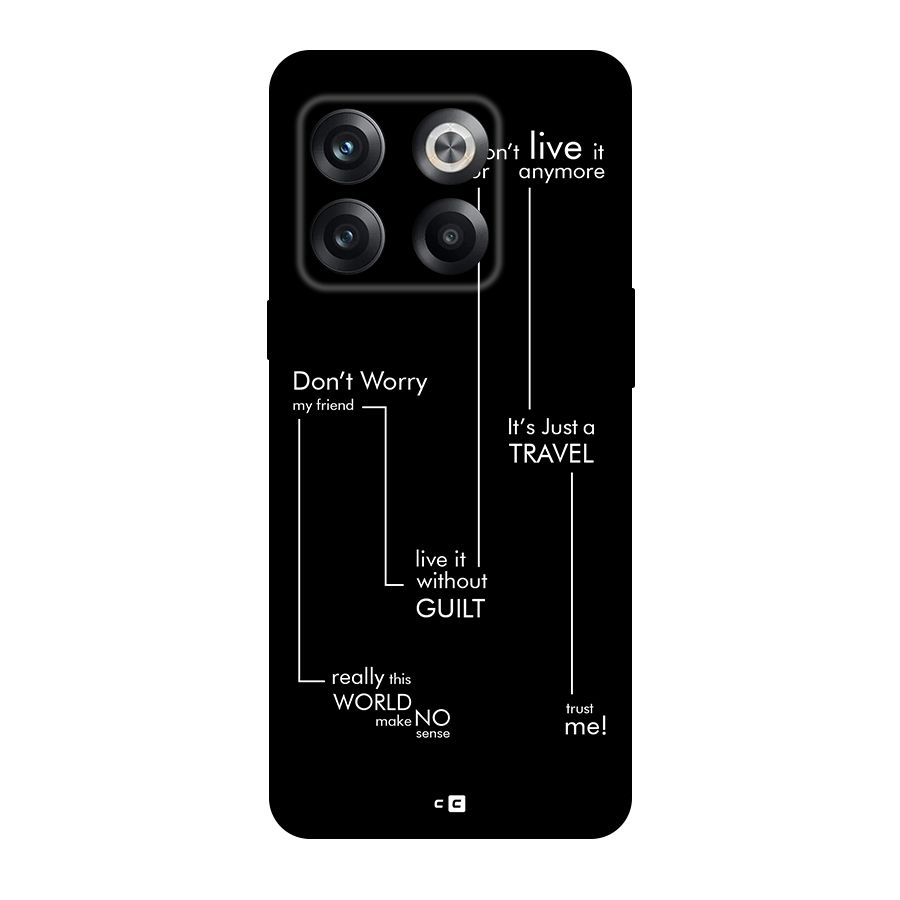 Quotes Of Life Back Case for OnePlus 10T