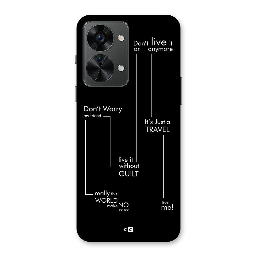 Quotes Of Life Back Case for OnePlus Nord 2T