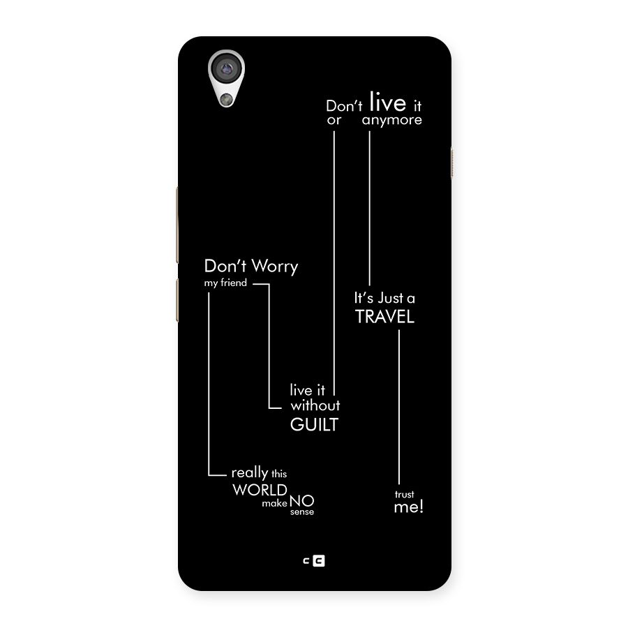 Quotes Of Life Back Case for OnePlus X