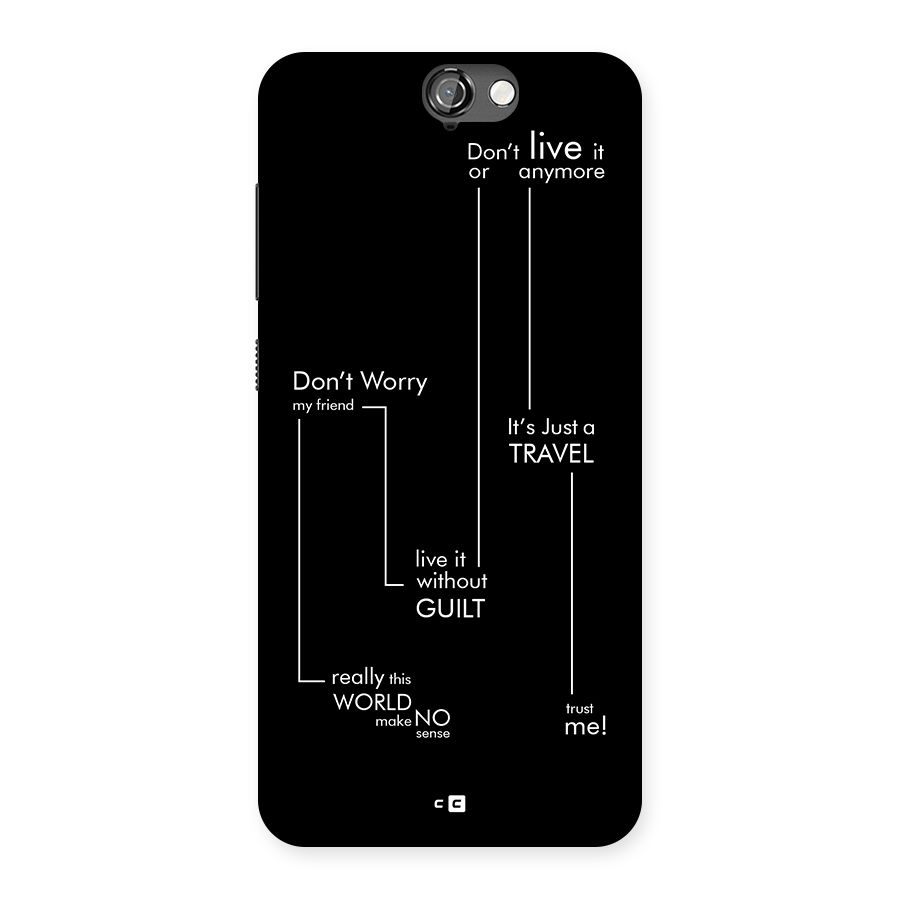 Quotes Of Life Back Case for One A9