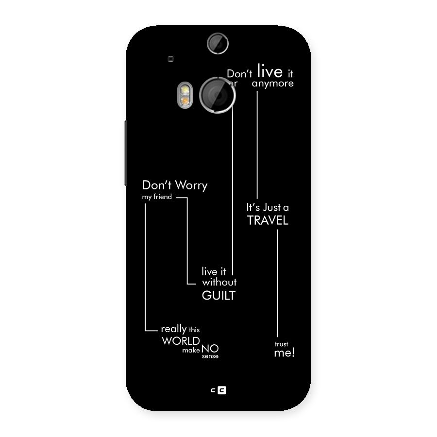 Quotes Of Life Back Case for One M8