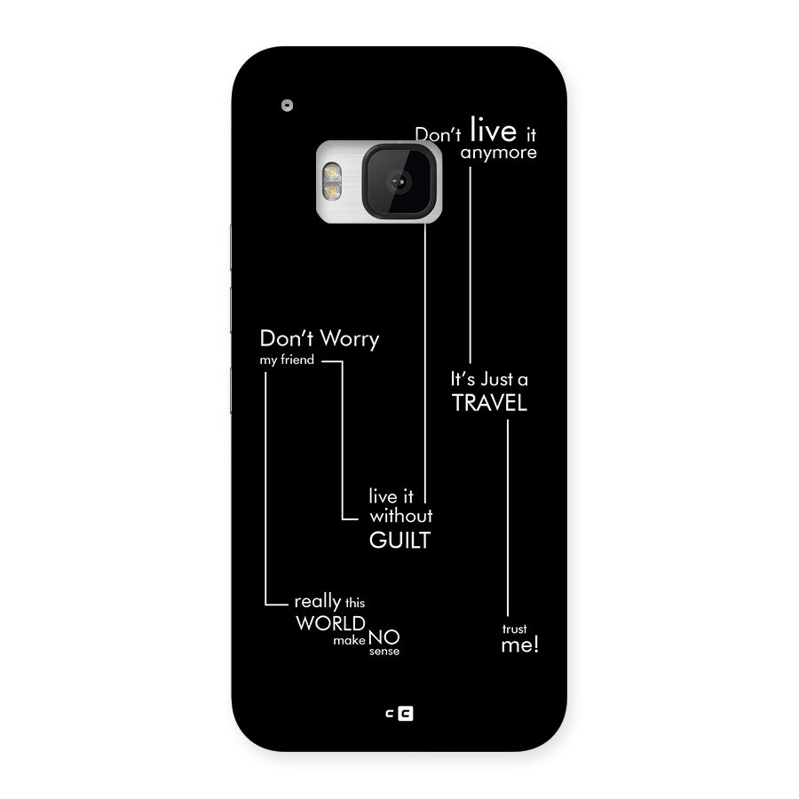 Quotes Of Life Back Case for One M9