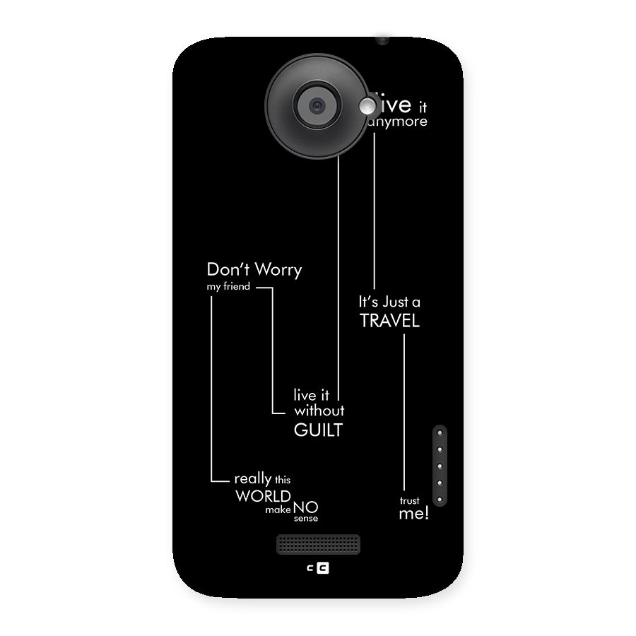 Quotes Of Life Back Case for One X