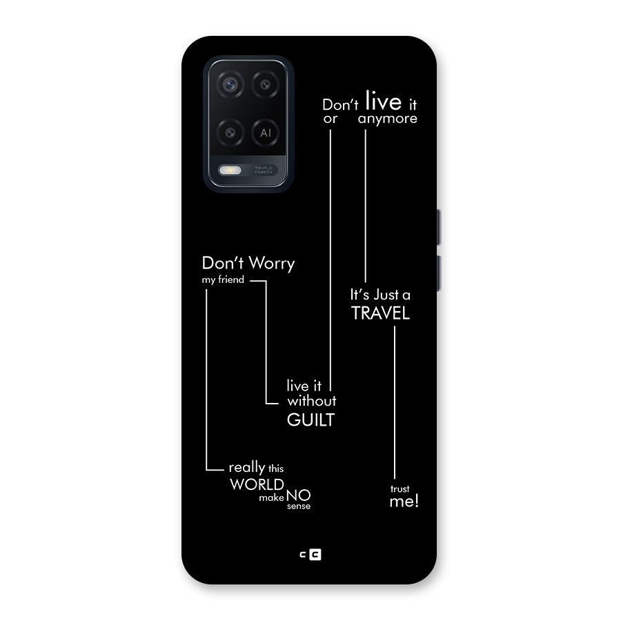 Quotes Of Life Back Case for Oppo A54