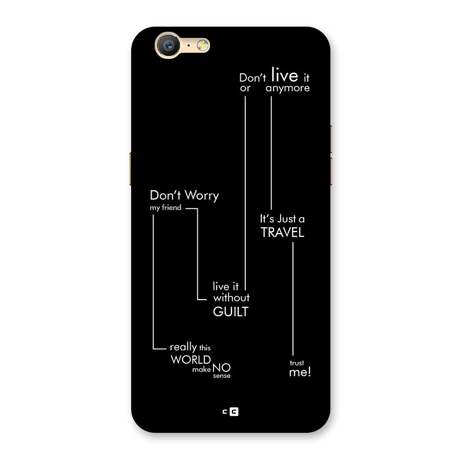 Quotes Of Life Back Case for Oppo A57