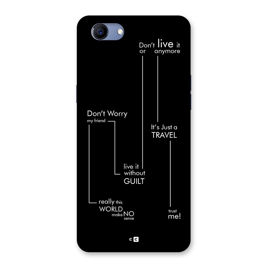 Quotes Of Life Back Case for Realme 1
