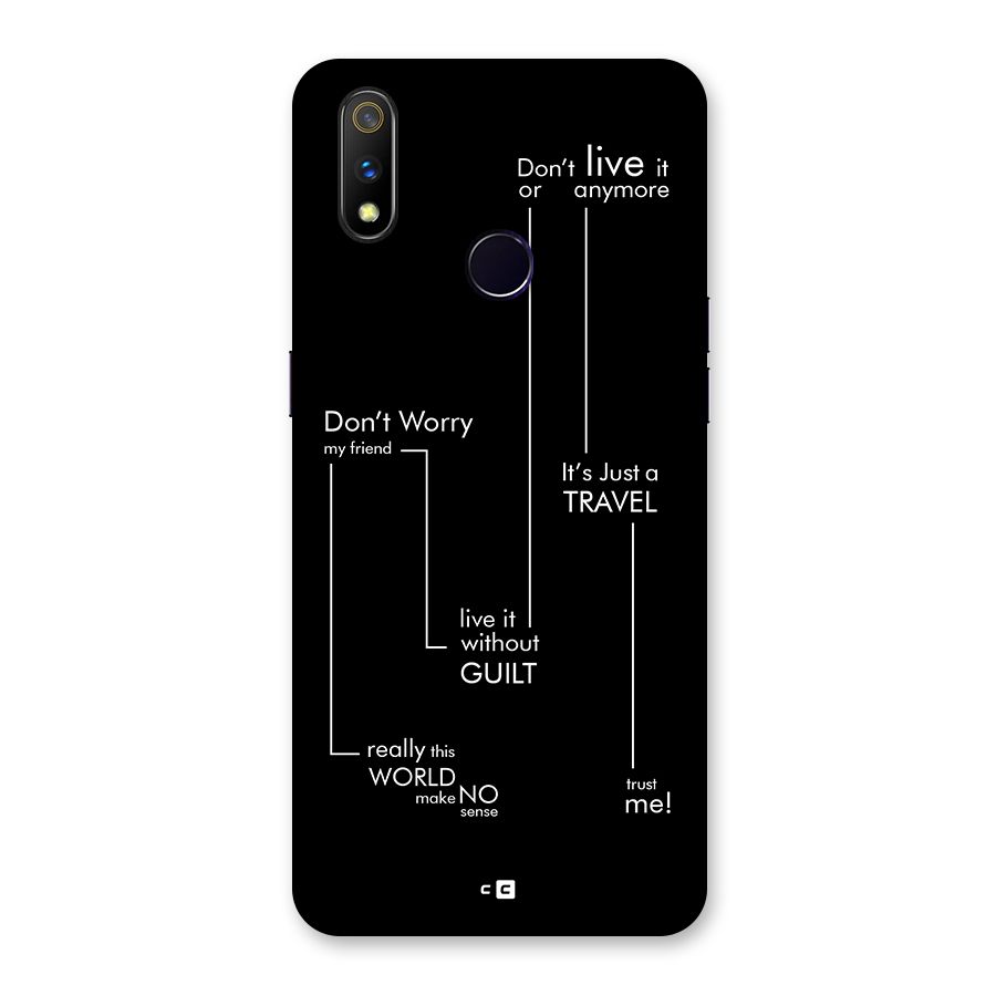 Quotes Of Life Back Case for Realme 3 Pro