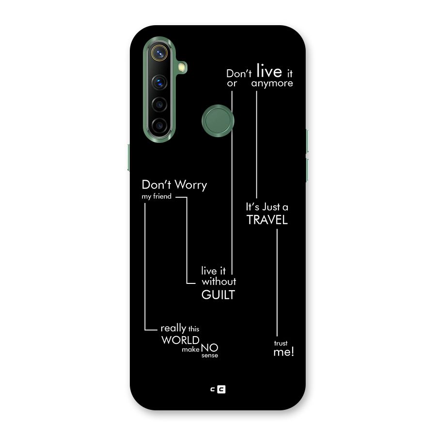 Quotes Of Life Back Case for Realme Narzo 10