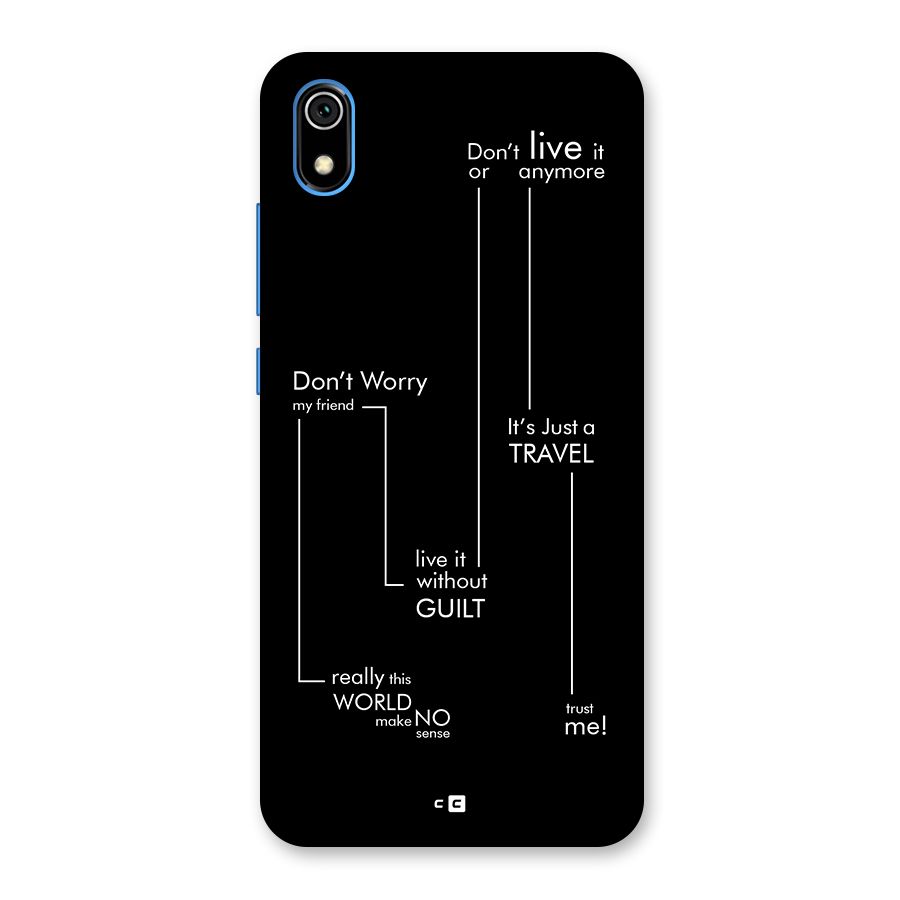 Quotes Of Life Back Case for Redmi 7A