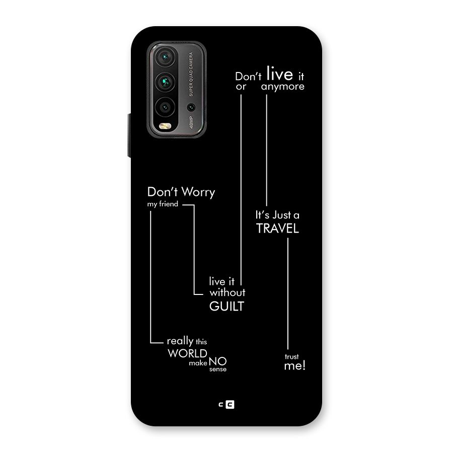 Quotes Of Life Back Case for Redmi 9 Power