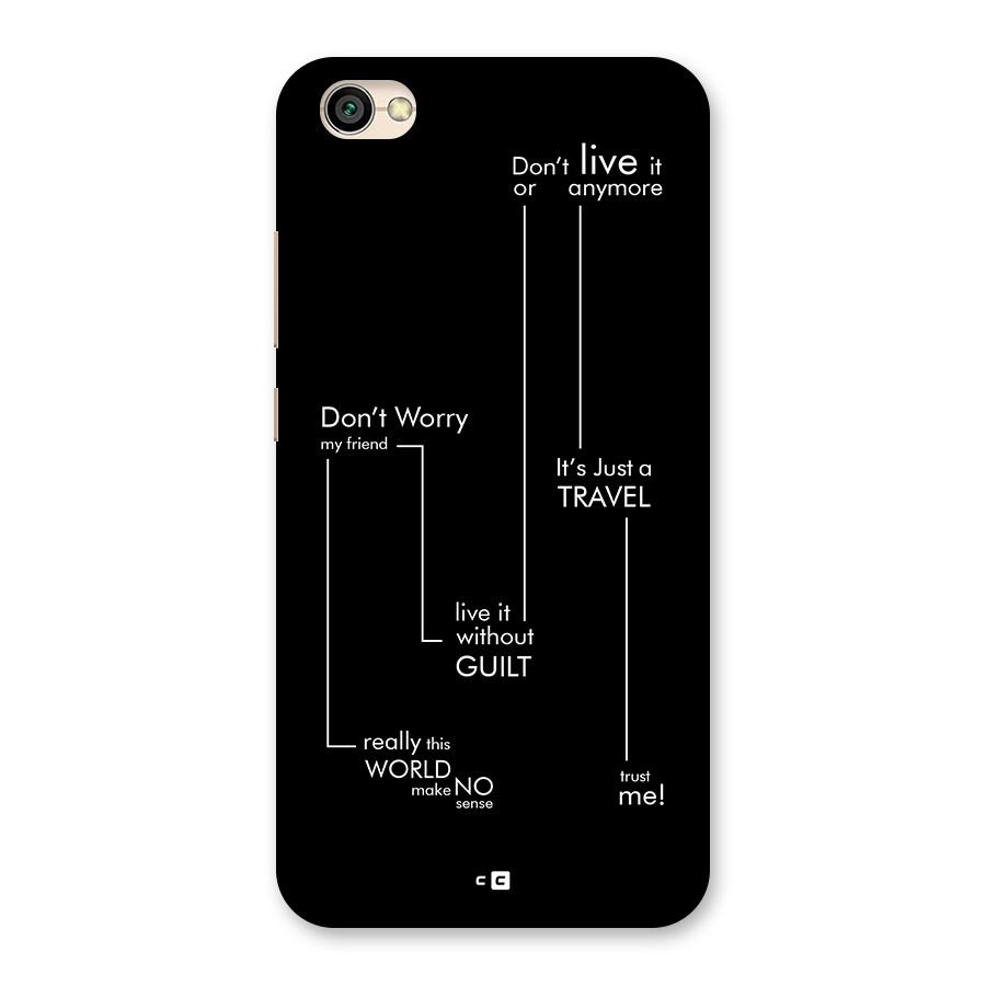 Quotes Of Life Back Case for Redmi Y1 Lite