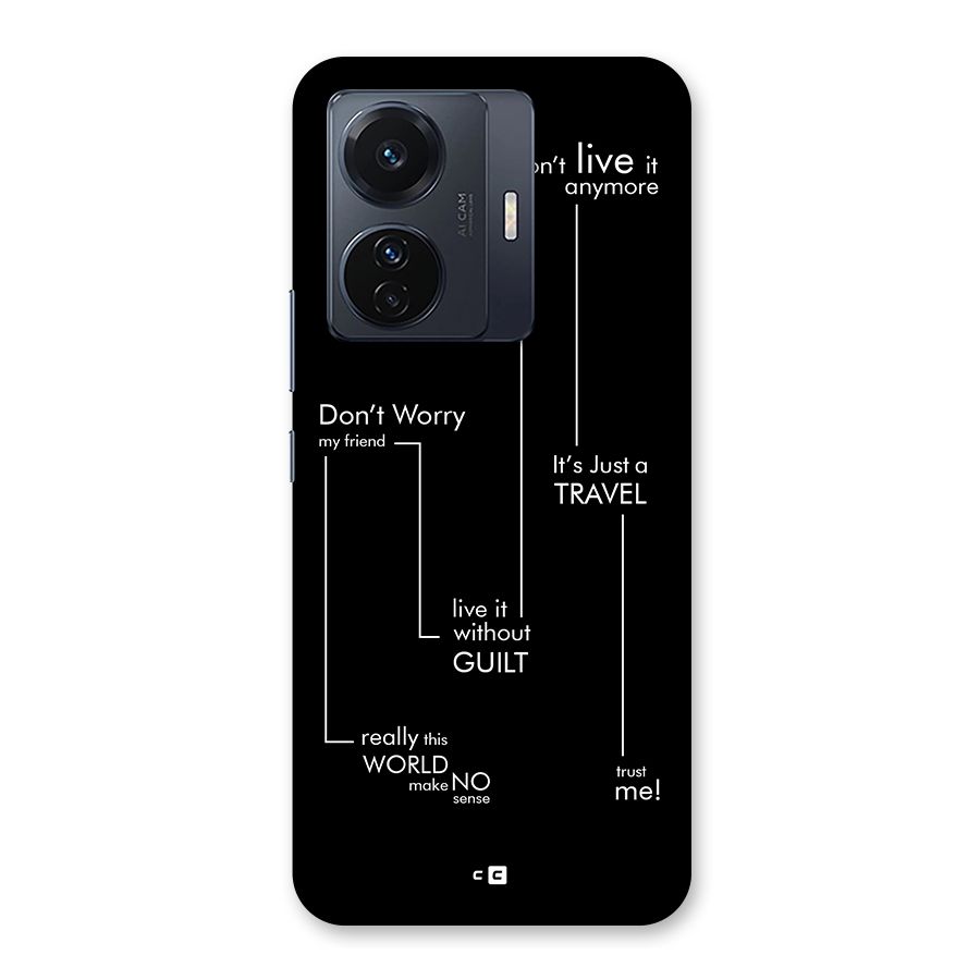 Quotes Of Life Back Case for Vivo T1 Pro