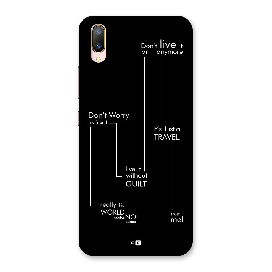 Quotes Of Life Back Case for Vivo V11 Pro