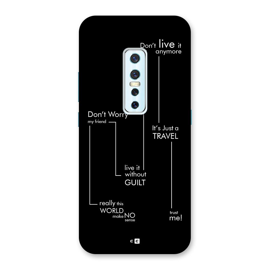 Quotes Of Life Back Case for Vivo V17 Pro