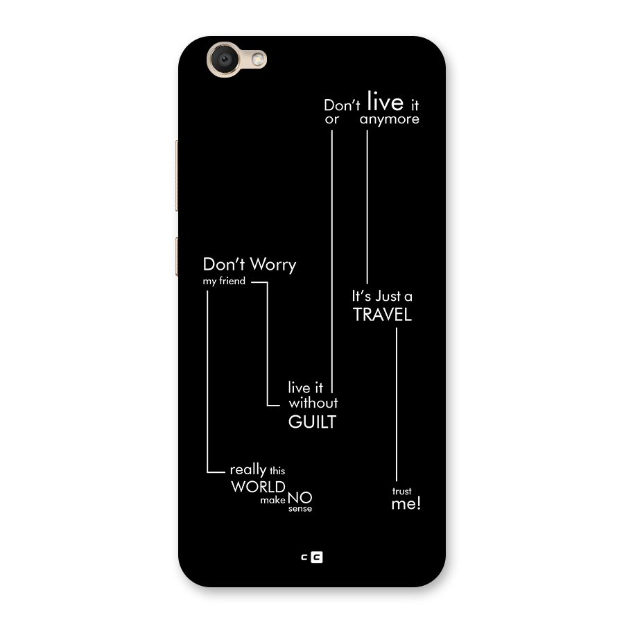 Quotes Of Life Back Case for Vivo V5