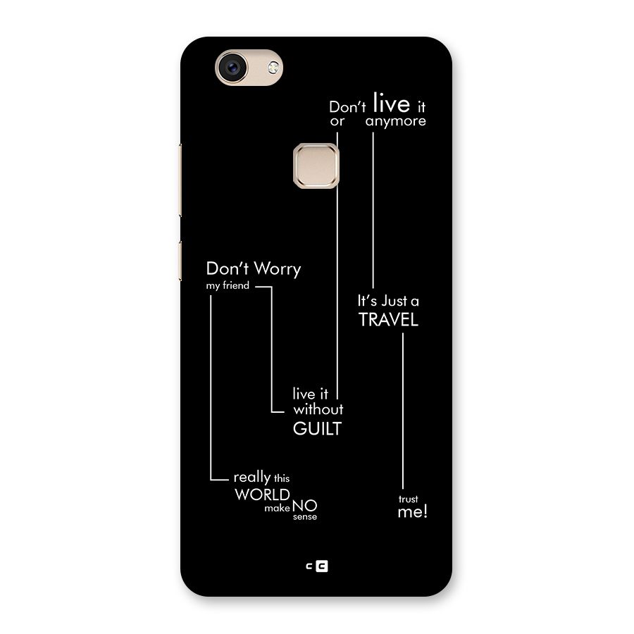 Quotes Of Life Back Case for Vivo V7