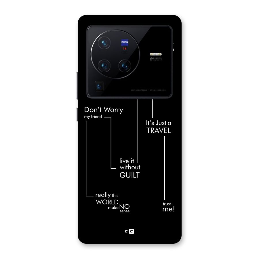 Quotes Of Life Back Case for Vivo X80 Pro