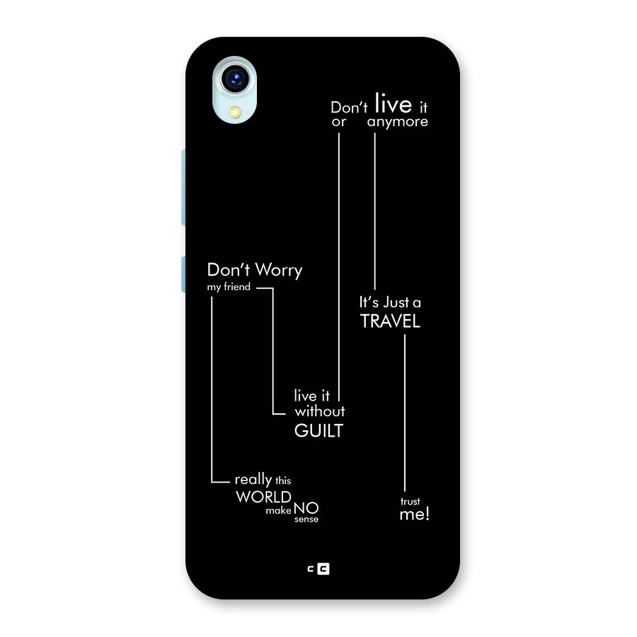 Quotes Of Life Back Case for Vivo Y1s